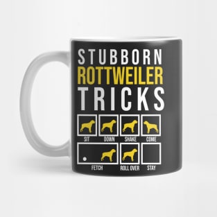 Sturdy Rottweiler tricks Mug